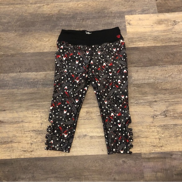 Minnie Mouse-inspired geometric patterns leggings EUC - Picture 1 of 9